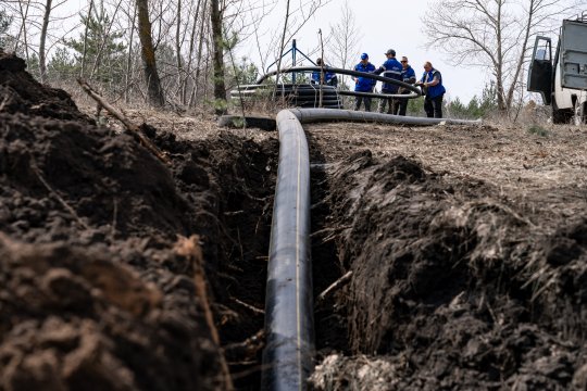 В Архангельской области началось строительство распределительного газопровода в поселке Кулой